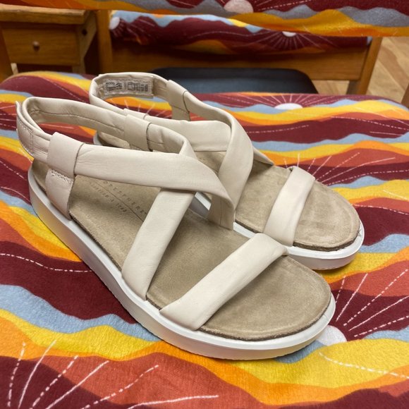 ecco corksphere sandal m flat